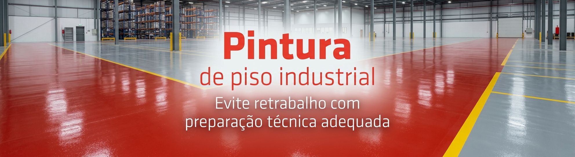 Pintura de Piso Industrial — Guia Prático — O Passo-a-Passo Correto para Garantir Durabilidade